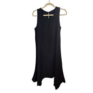 For Cynthia black linen blend tank dress. Size L.